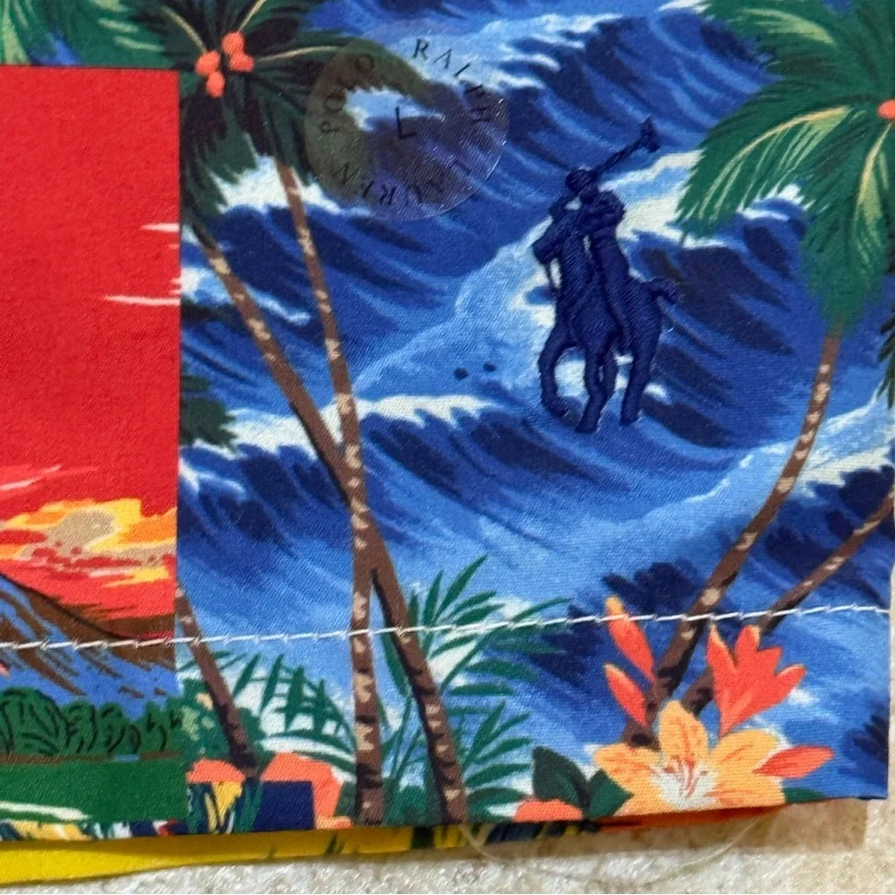 Polo Ralph Lauren Men's Polo Shorts Multi Color Swim Trunks NWT